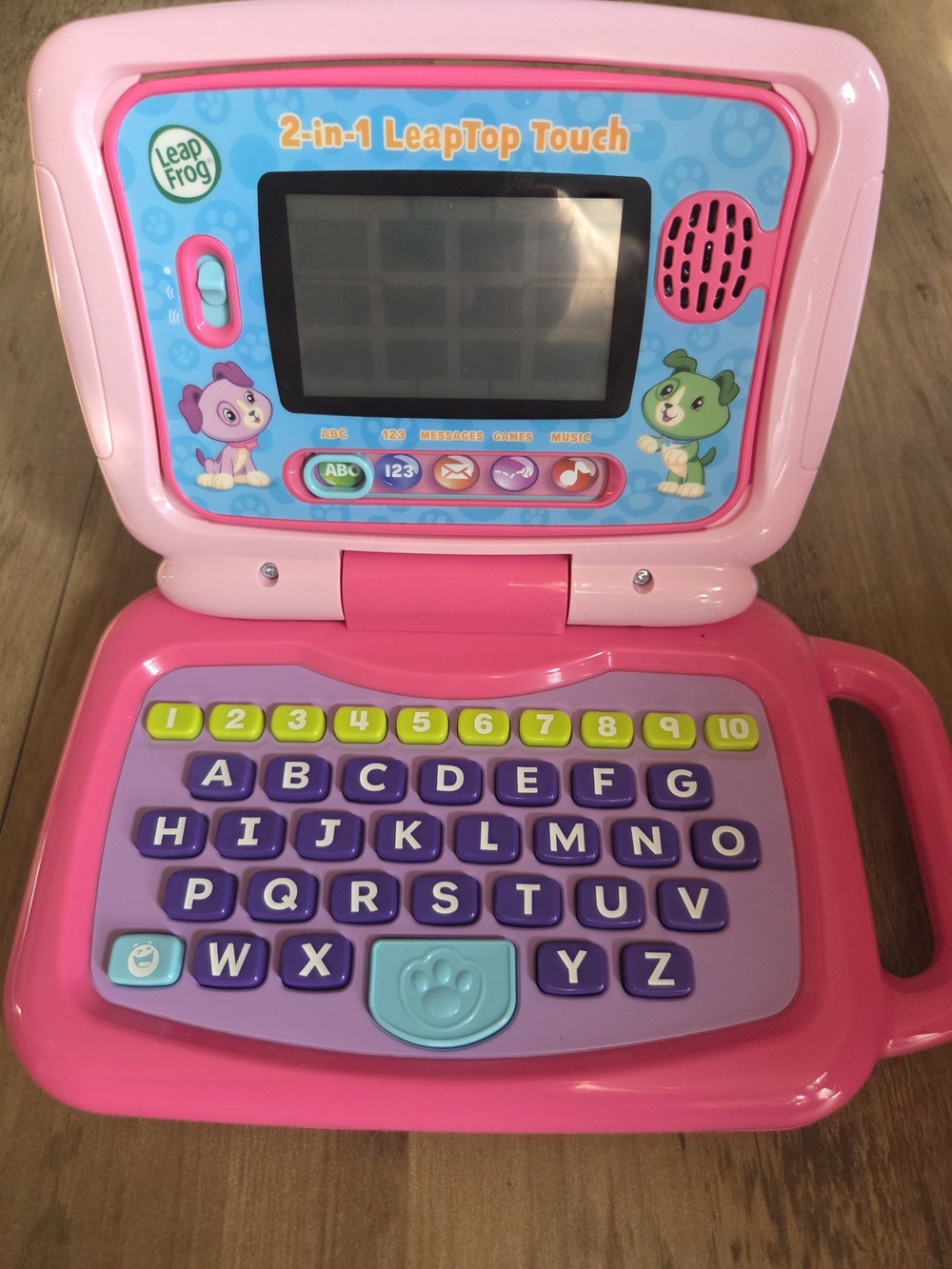 LeapFrog 2-in-1 LeapTop Touch Educational Laptop - Pink